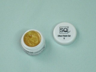 Effect Finish Gel No.6 - mini, 5g, gold