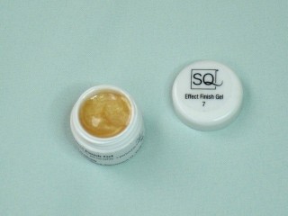 Effect Finish Gel No.7 - mini, 5g, fine gold