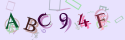 Musíte opsat 6 znaků z množiny 0..9 nebo A..F z obrázku.