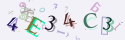 Musíte opsat 6 znaků z množiny 0..9 nebo A..F z obrázku.