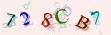 Musíte opsat 6 znaků z množiny 0..9 nebo A..F z obrázku.