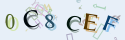 Musíte opsat 6 znaků z množiny 0..9 nebo A..F z obrázku.