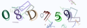 Musíte opsat 6 znaků z množiny 0..9 nebo A..F z obrázku.