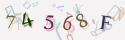 Musíte opsat 6 znaků z množiny 0..9 nebo A..F z obrázku.