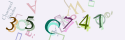 Musíte opsat 6 znaků z množiny 0..9 nebo A..F z obrázku.