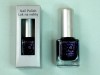 Nail polish coloured, 10ml, 159 - violet with sparkel